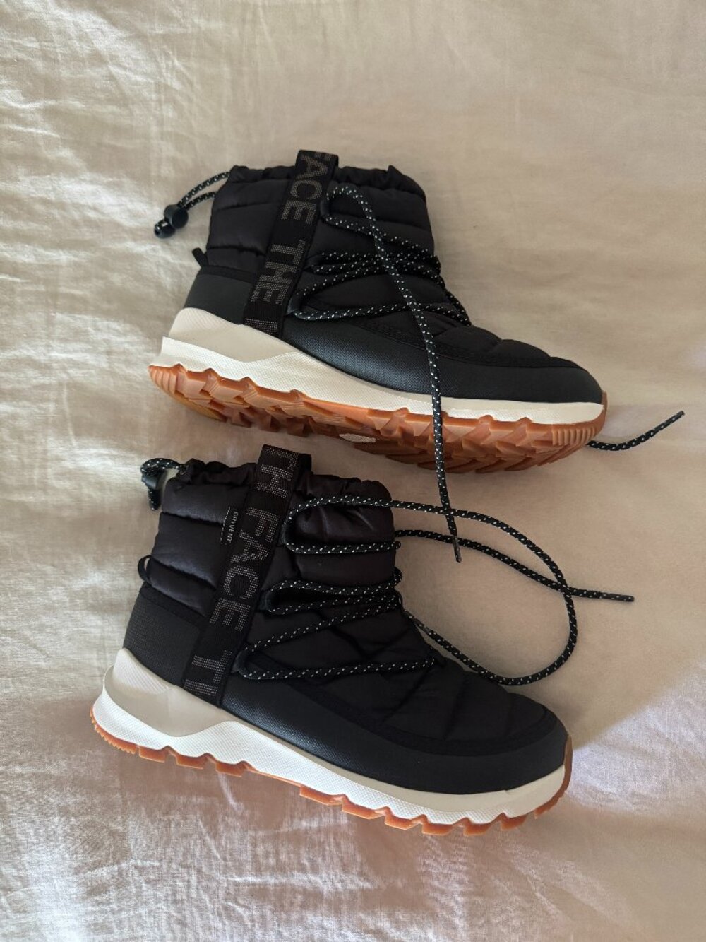 ThermoBall Lace Up Waterproof Boots - Northface - Women's size 8